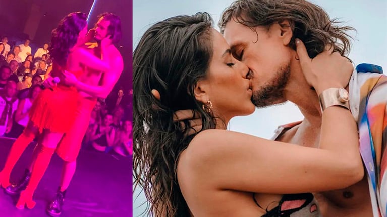 Christian Sancho y Celeste Muriega celebraron su primer aniversario desnudos en la playa