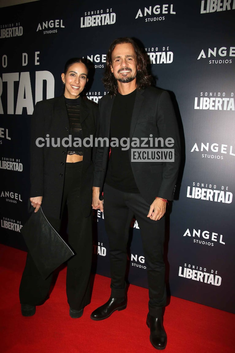 Christian Sancho y Celeste Muriega en un evento (Foto: Movilpress).
