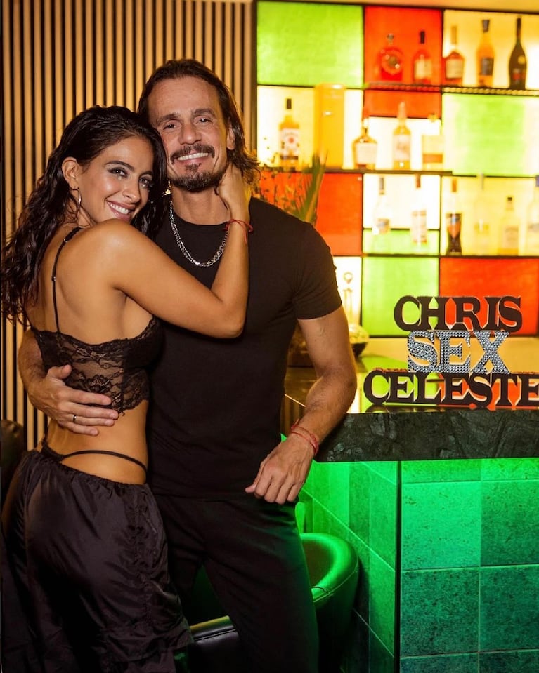 Christian Sancho y Celeste Muriega (Fotos: Instagram @chrissanchook y @celestemuriega)