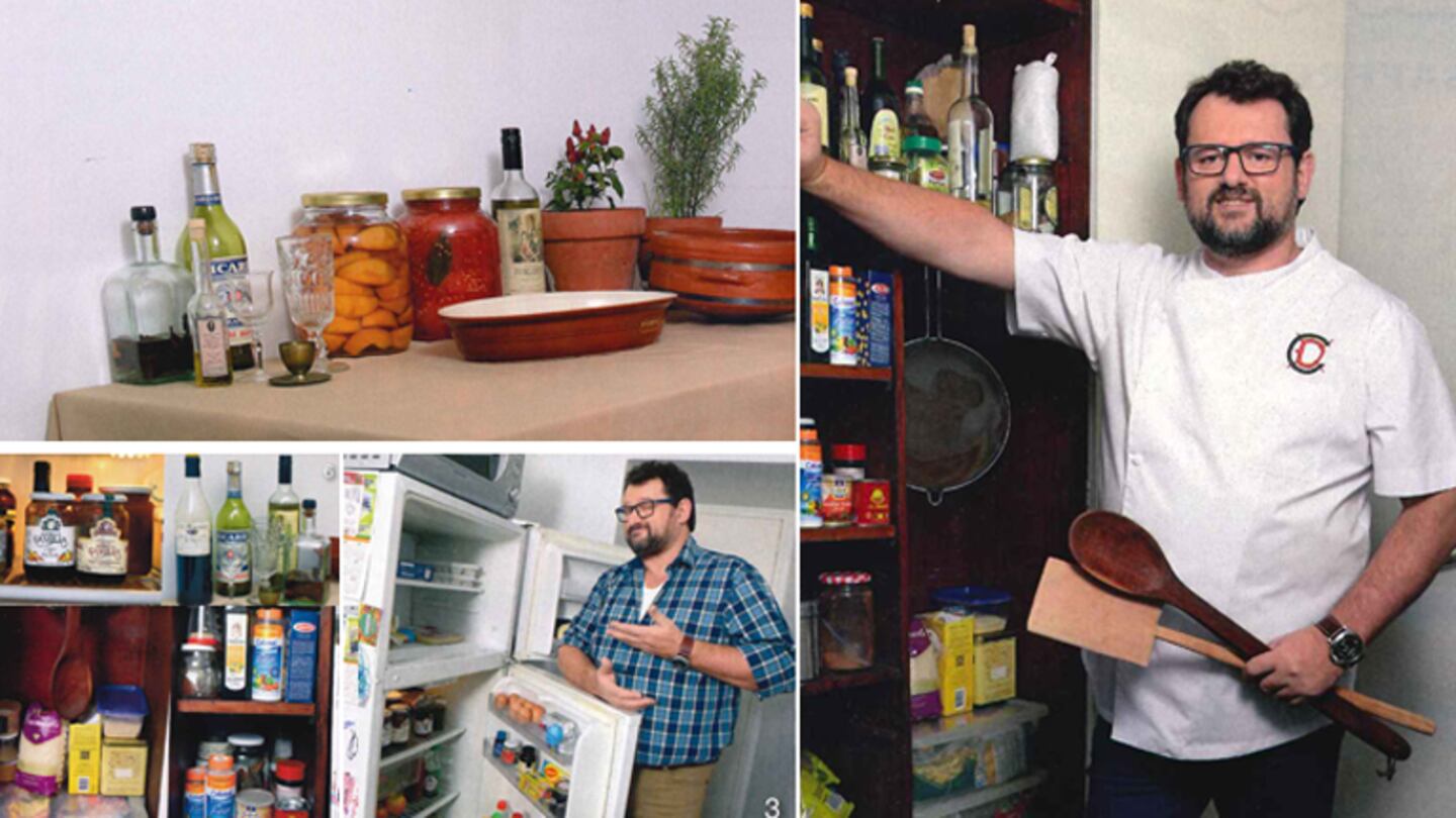 Christophe Krywonis abrió las puertas de su casa (Foto: revista Gente)