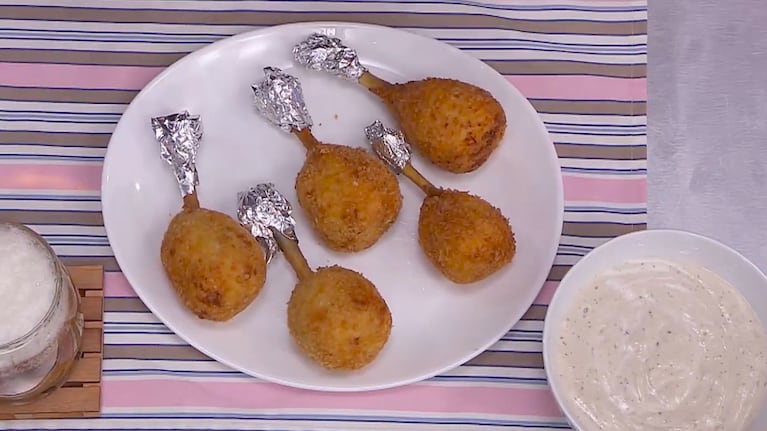 Chupetines de pollo, una receta de Salva la Cocina. Foto: Cucinare