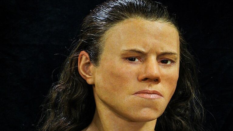 Científicos reconstruyeron el rostro de una mujer de la Edad de Piedra