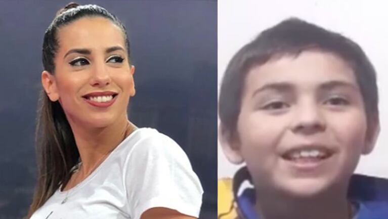 Cinthia consiguió el pantalón de traje para el nene.