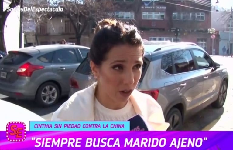 Cinthia Fernández aseguró que tomaría un tremendo recaudo antes de trabajar con la China Suárez