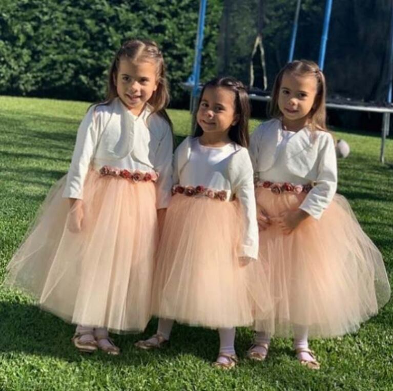 Cinthia Fernández, babosa con el tierno look de sus hijas para una producción: "¿Existen las hadas?" 