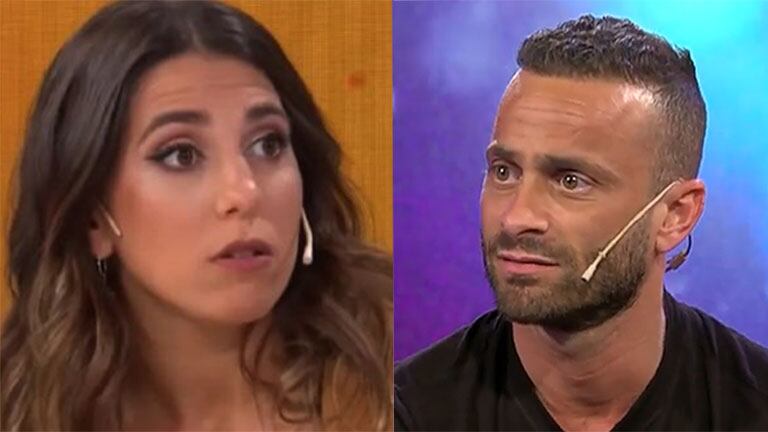 Cinthia Fernández bromeó porque Martín Baclini no quiso retratarse con ella. 