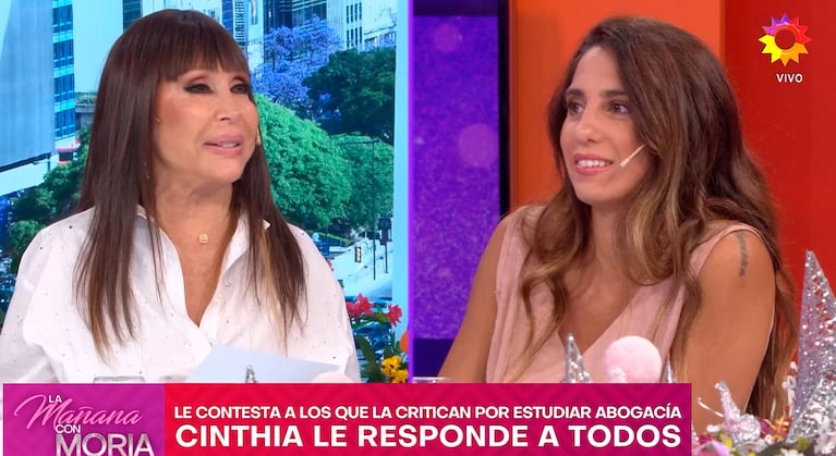 Cinthia Fernández (Captura de pantalla de eltrece)