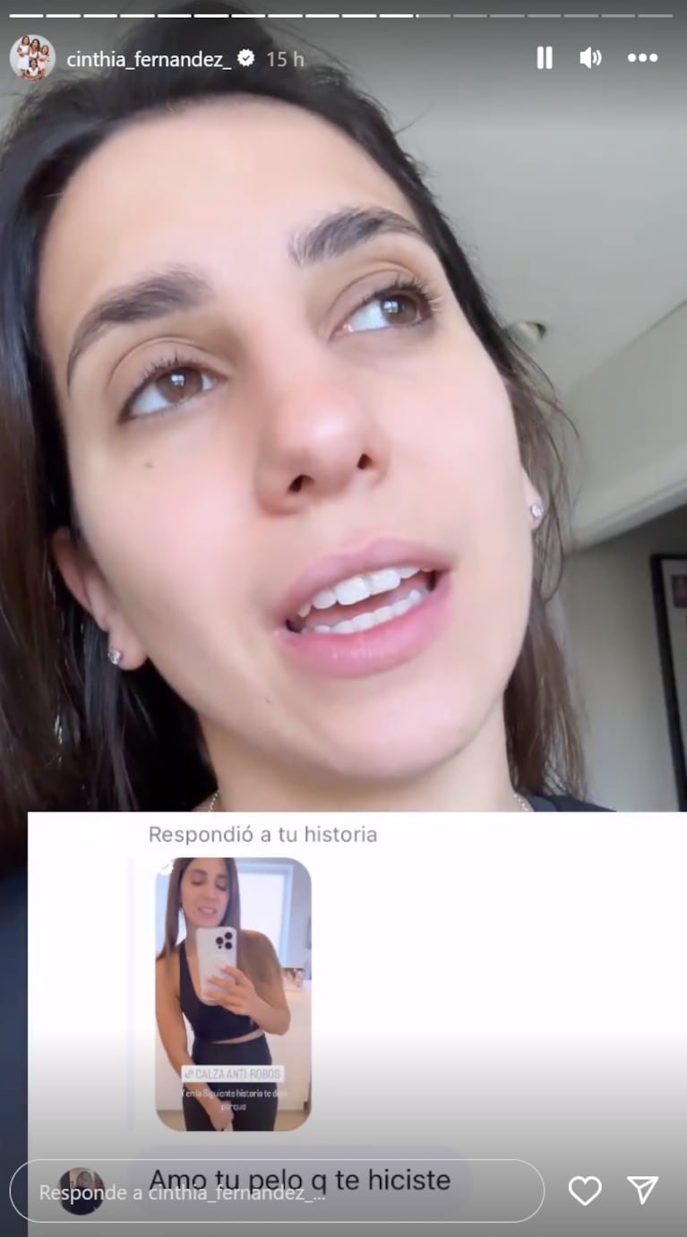 Cinthia Fernández compartió un secreto de belleza y dejó atónitos a sus seguidores