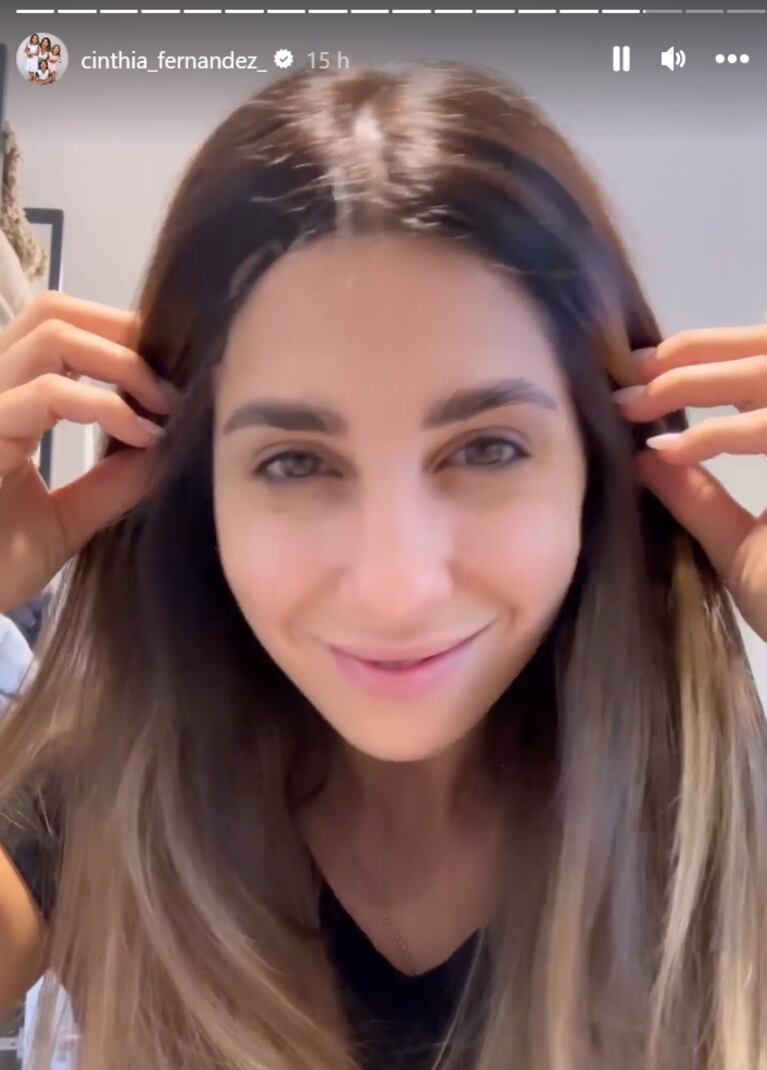 Cinthia Fernández compartió un secreto de belleza y dejó atónitos a sus seguidores
