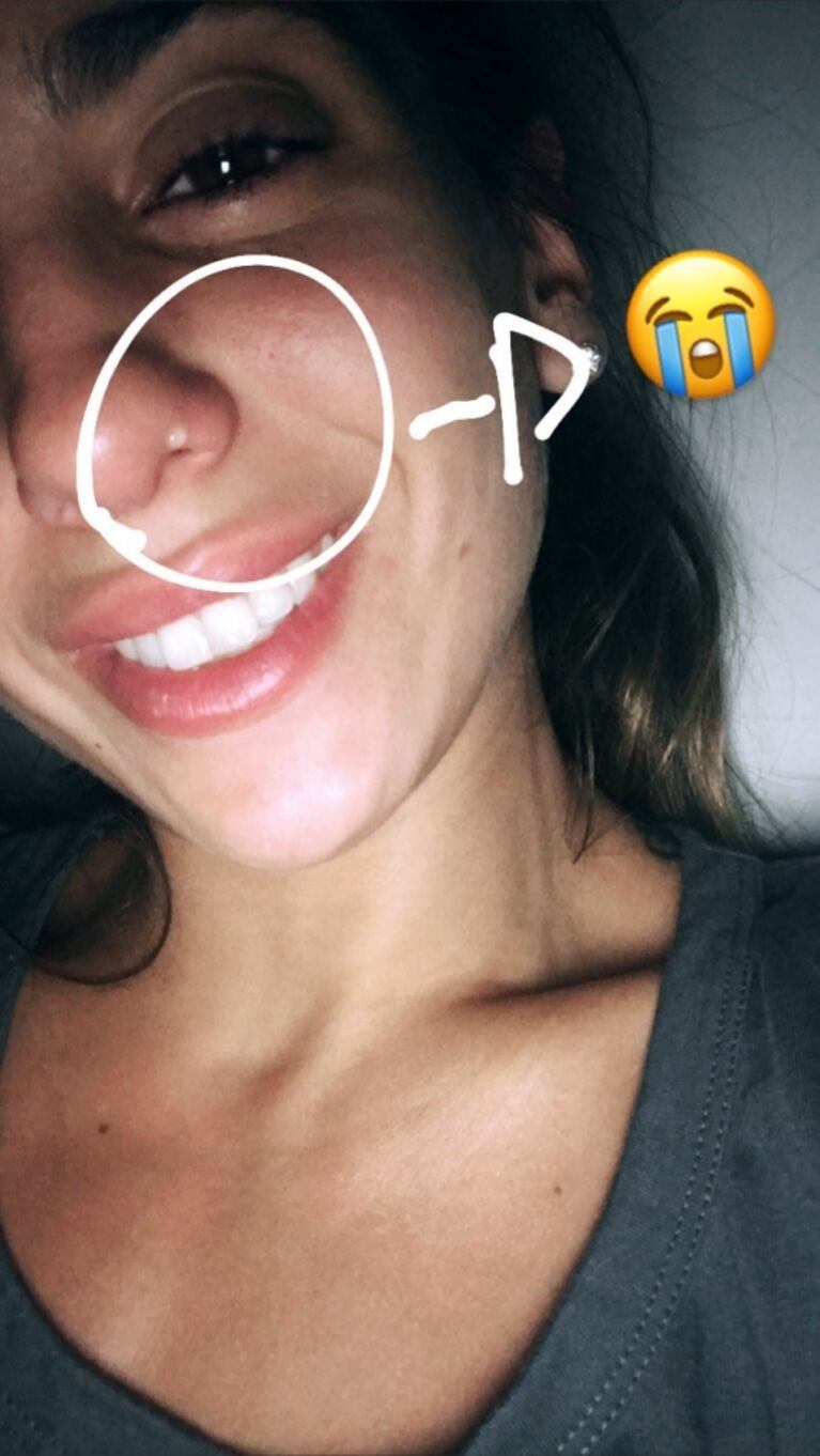 Cinthia Fernández compartió una foto llorando: el motivo que desató sus lágrimas