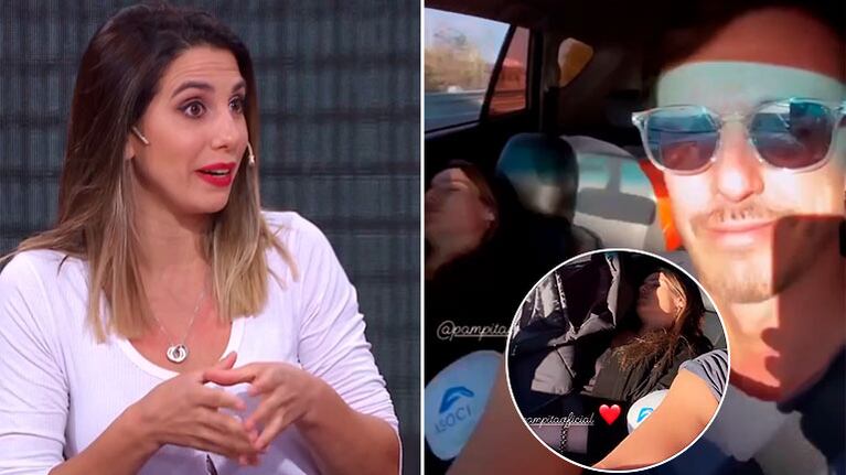 Cinthia Fernández explotó de bronca con Roberto García Moritán: Se graba manejando y Pampita está embarazada