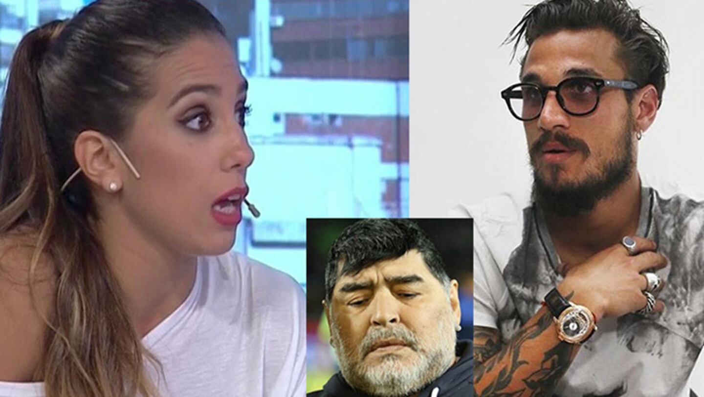 Cinthia Fernández fulminó a Daniel Osvaldo por su defensa a Diego Maradona.