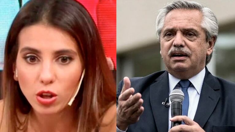 Cinthia Fernández le dedicó un tremendo tweet a Alberto Fernández.