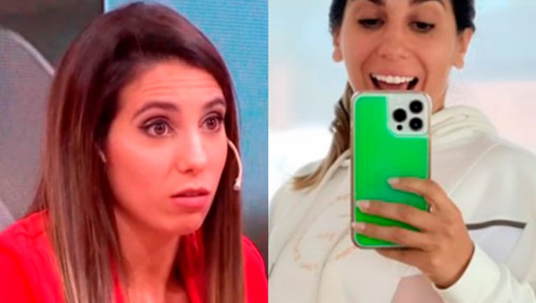Cinthia Fernández mostró cómo las pulgas le picaron la cola.