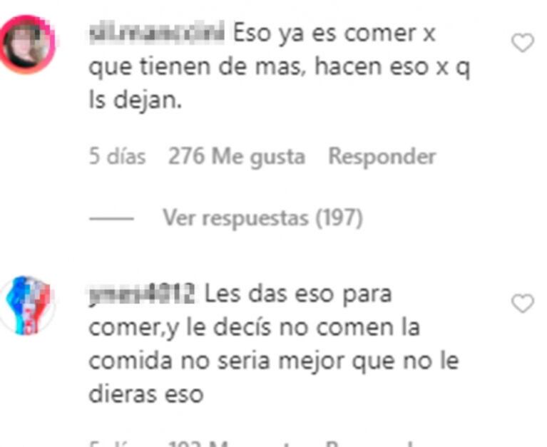 Cinthia Fernández mostró la merienda de sus hijas y despertó fuertes críticas: "¡Qué asco!"