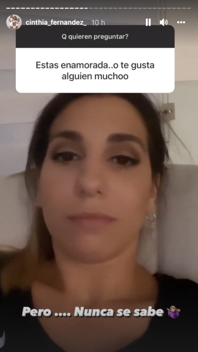 Cinthia Fernández respondió contundente si está enamorada o le gusta alguien: "Estoy en una etapa rara"
