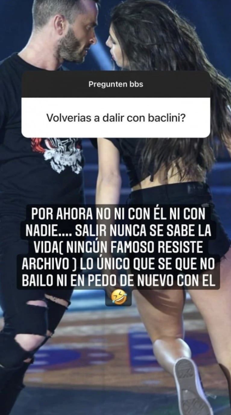 Cinthia Fernández reveló si volvería a formar pareja con Martín Baclini en Bailando ¡y si se pondría de novia otra vez con él!: "Salir, nunca se sabe"