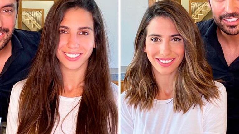 Cinthia Fernández se animó a cambiar el look.