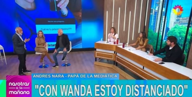 Cinthia Fernández se cruzó con Andrés Nara, el Negro Oro le puso límites y ella estalló en vivo: "Estoy harta"