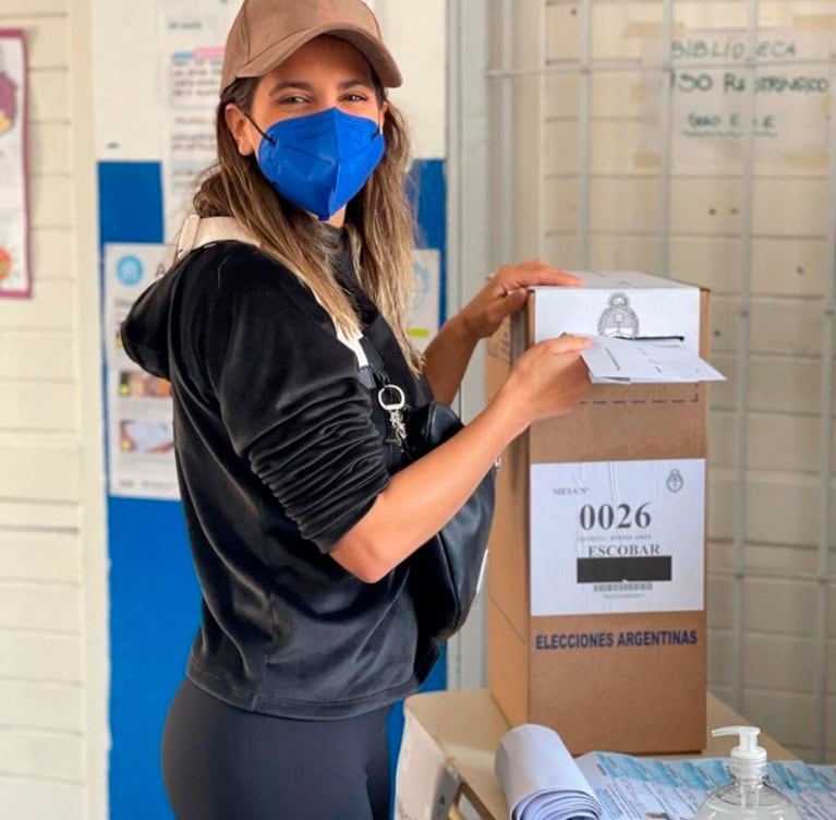 Cinthia Fernández se había votado a sí misma en las PASO de 2021. (Foto: @cinthia_fernandez_)