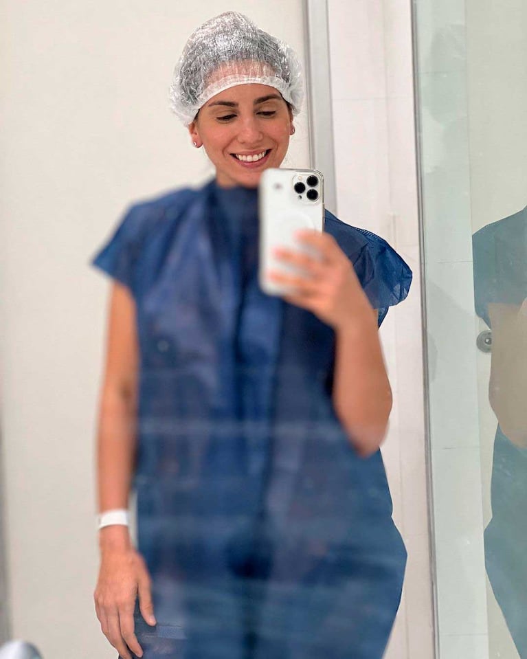 Cinthia Fernández tras su intervención quirúrgica (foto: Instagram)