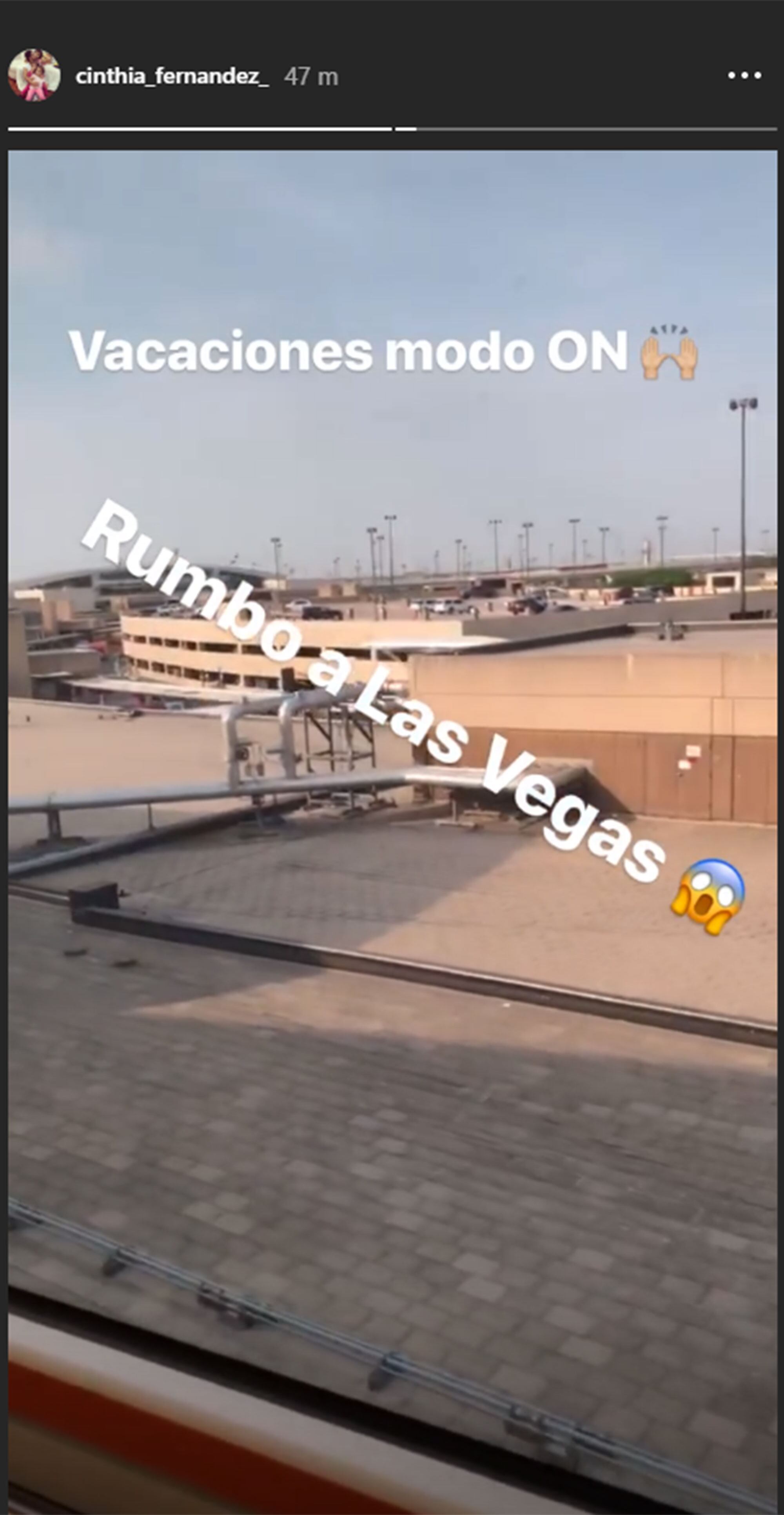 Cinthia Fernández y Martín Baclini, rumbo a sus primeras vacaciones juntos.