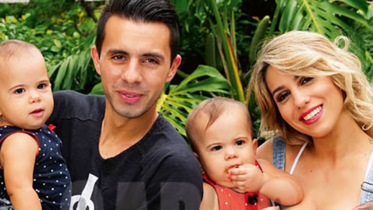 Cinthia Fernández y Matías Defederico, juntos y en familia. (Foto: Revista Caras)