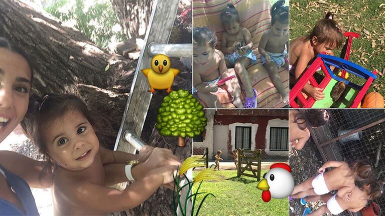 Cinthia Fernández y su divertido día de campo junto a sus hijas (Foto: Instagram)