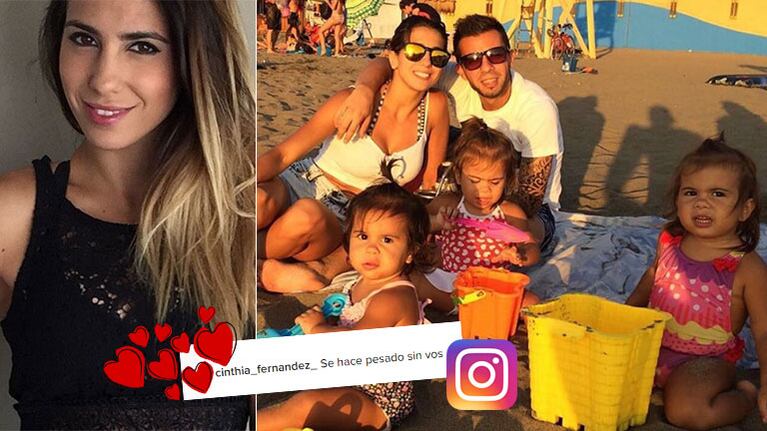 Cinthia Fernández y un emotivo mensaje a Matías Defederico (Foto: Instagram) 