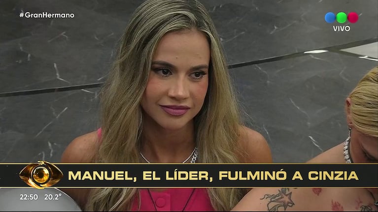 Cinzia de Gran Hermano: Generación Dorada. Foto: Captura (Telefe)