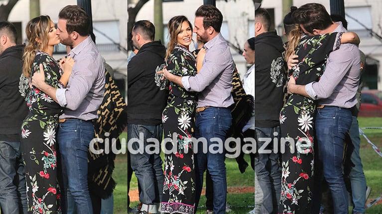 Ciudad encontró a Rocío Robles junto a su novio en Palermo (Fotos: Movilpress).