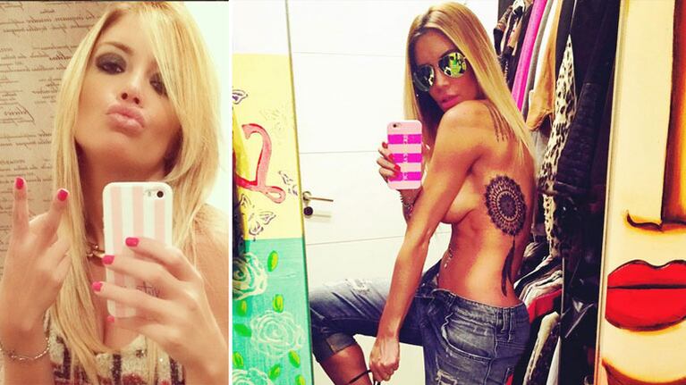 Claudia Ciardone reveló su último tattoo con una foto hot. (Foto: Instagram)