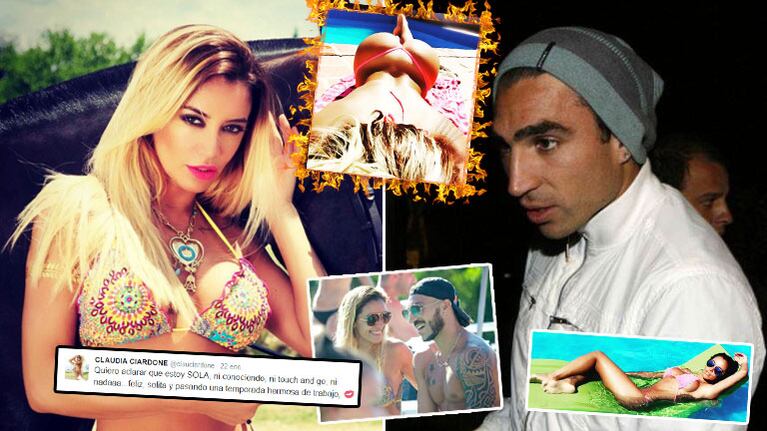 Claudia Ciardone, vinculada a un futbolista: selfie hot, desmentida… y foto juntos. (Foto: Web)