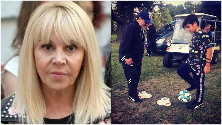 Claudia Villafañe, tras el reencuentro de Maradona con el hijo de Giannina: No sé a quién de nosotras hizo más feliz este encuentro