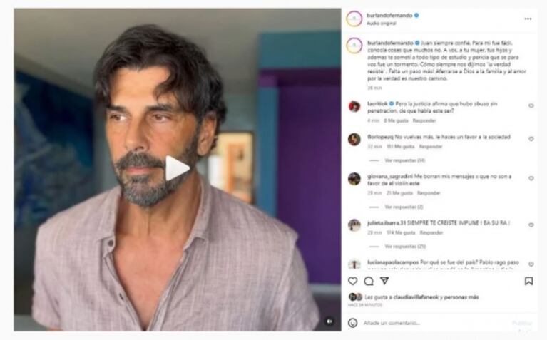 Claudia Villafañe tuvo un inesperado gesto con Juan Darthés que sorprendió a todos