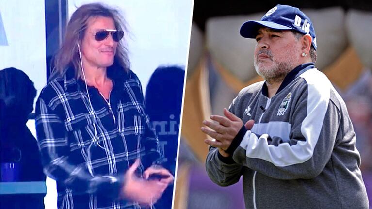 Claudio Caniggia, en el debut de Diego Maradona con Gimnasia: Fui a la cancha porque es un amigo y le deseo lo mejor
