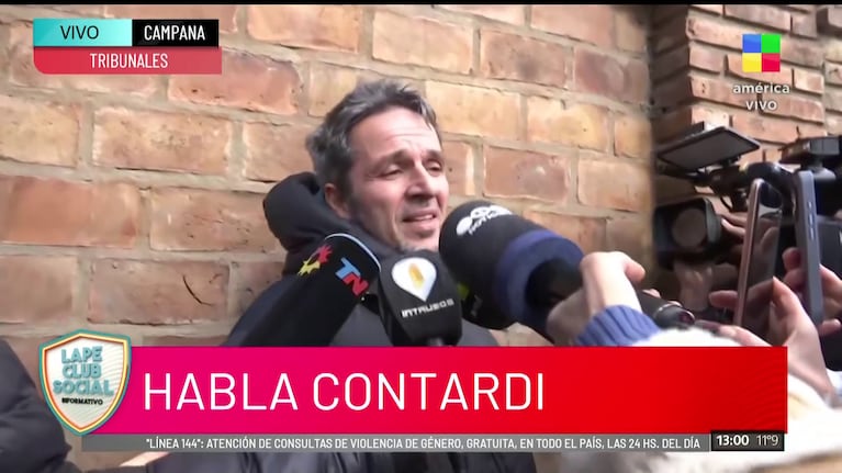 Claudio Contardi habló por primera vez de las acusaciones en su contra (Foto: captura de América).