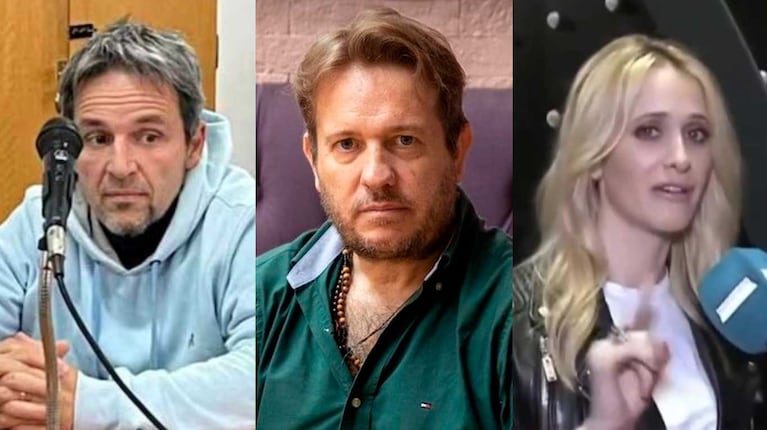 Claudio Contardi, Nicolás Márquez y Julieta Prandi (Fotos: capturas América y Instagram)