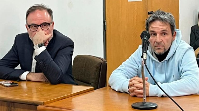 Claudio Contardi y su exabogado Claudio Nitzcaner (Foto: TN).