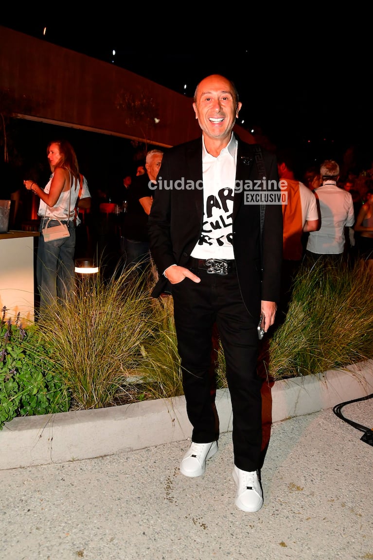 Claudio Cosano en la inauguración de un restaurante en Palermo (Foto: RS Fotos).