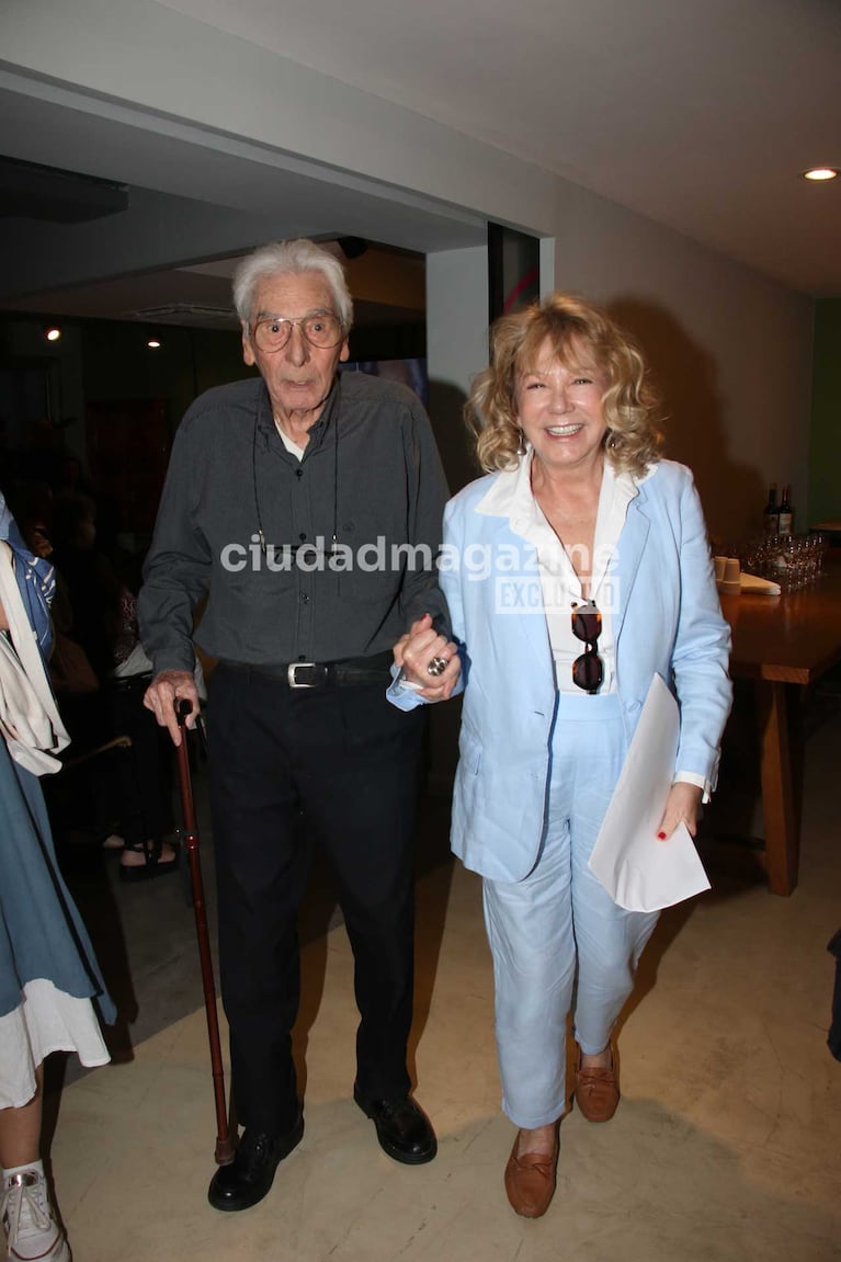 Claudio García Satur y Soledad Silveyra (Foto: Movilpress)