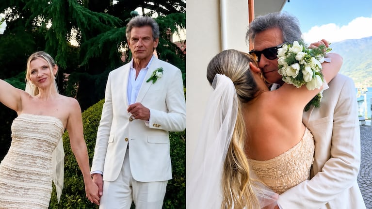 Claudio Rígoli se casó en secreto a los 66 años: las románticas fotos de la boda en Italia. Crédito: Instagram