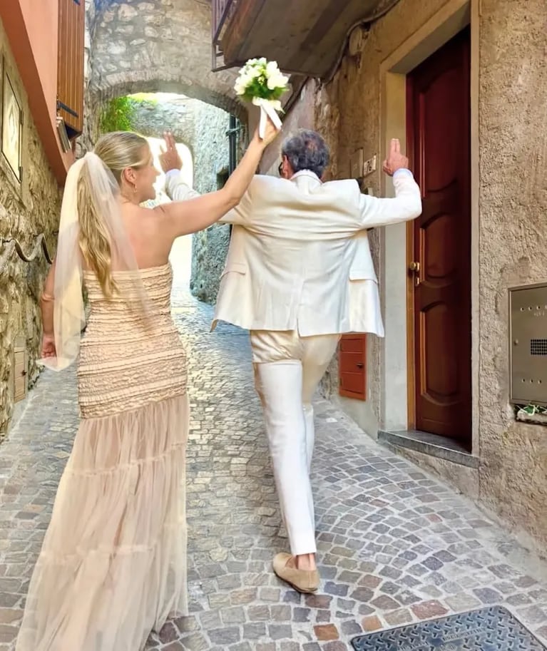 Claudio Rígoli se casó en secreto a los 66 años: las románticas fotos de la boda en Italia. Crédito: Instagram
