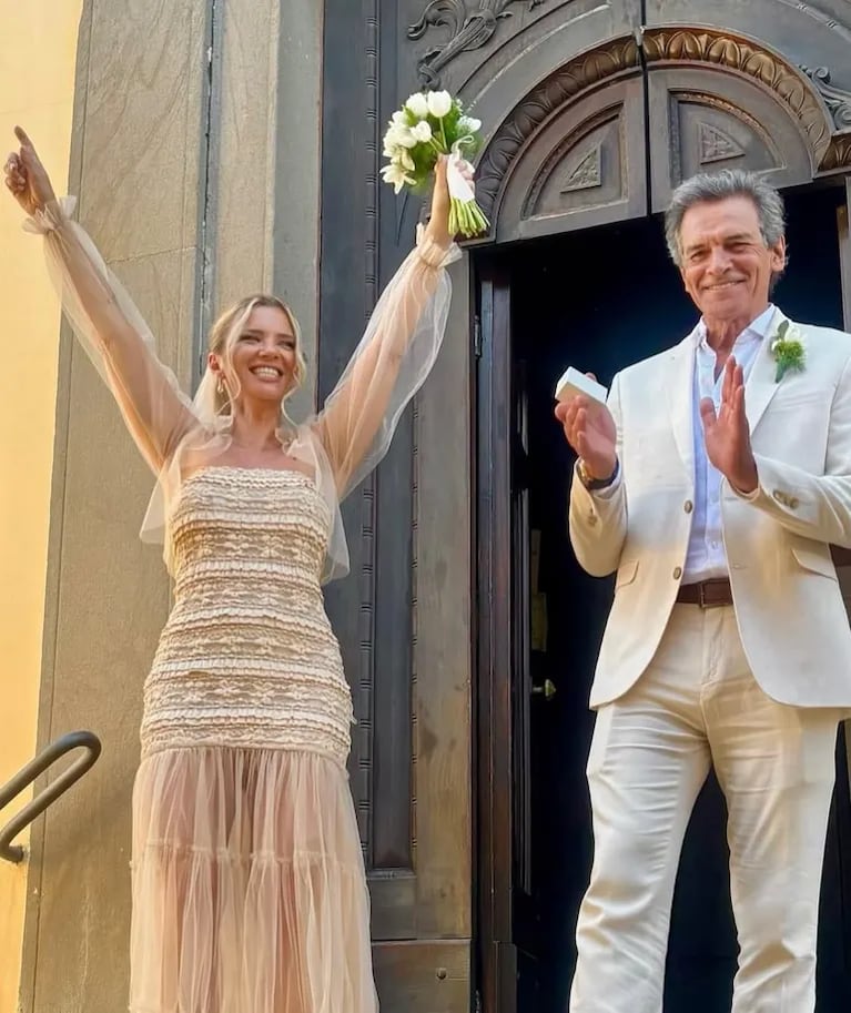 Claudio Rígoli se casó en secreto a los 66 años: las románticas fotos de la boda en Italia. Crédito: Instagram