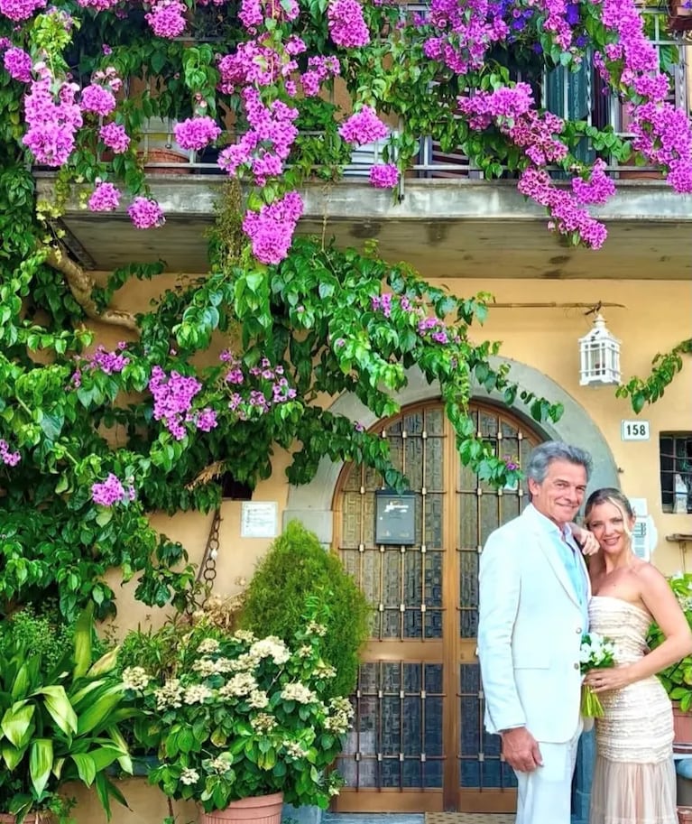 Claudio Rígoli se casó en secreto a los 66 años: las románticas fotos de la boda en Italia. Crédito: Instagram