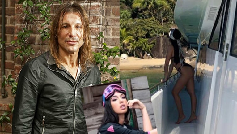 Claudio se mostró enamorado de su novia, Sofía.