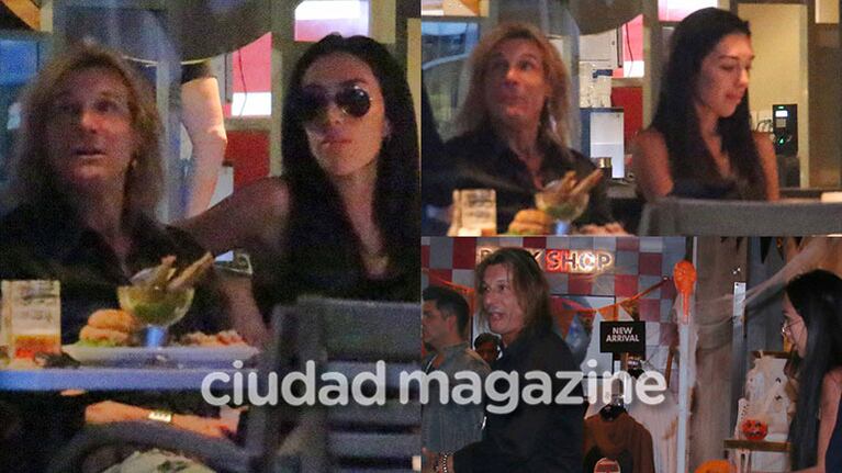 Claudio y Sofía se retiraron del lugar cuando vieron las cámaras de televisión.