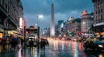 Clima en AMBA: fuertes tormentas y lluvias (foto creada con IA)