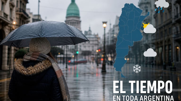 Clima hoy en Argentina, 4 de mayo (Foto creada con IA)