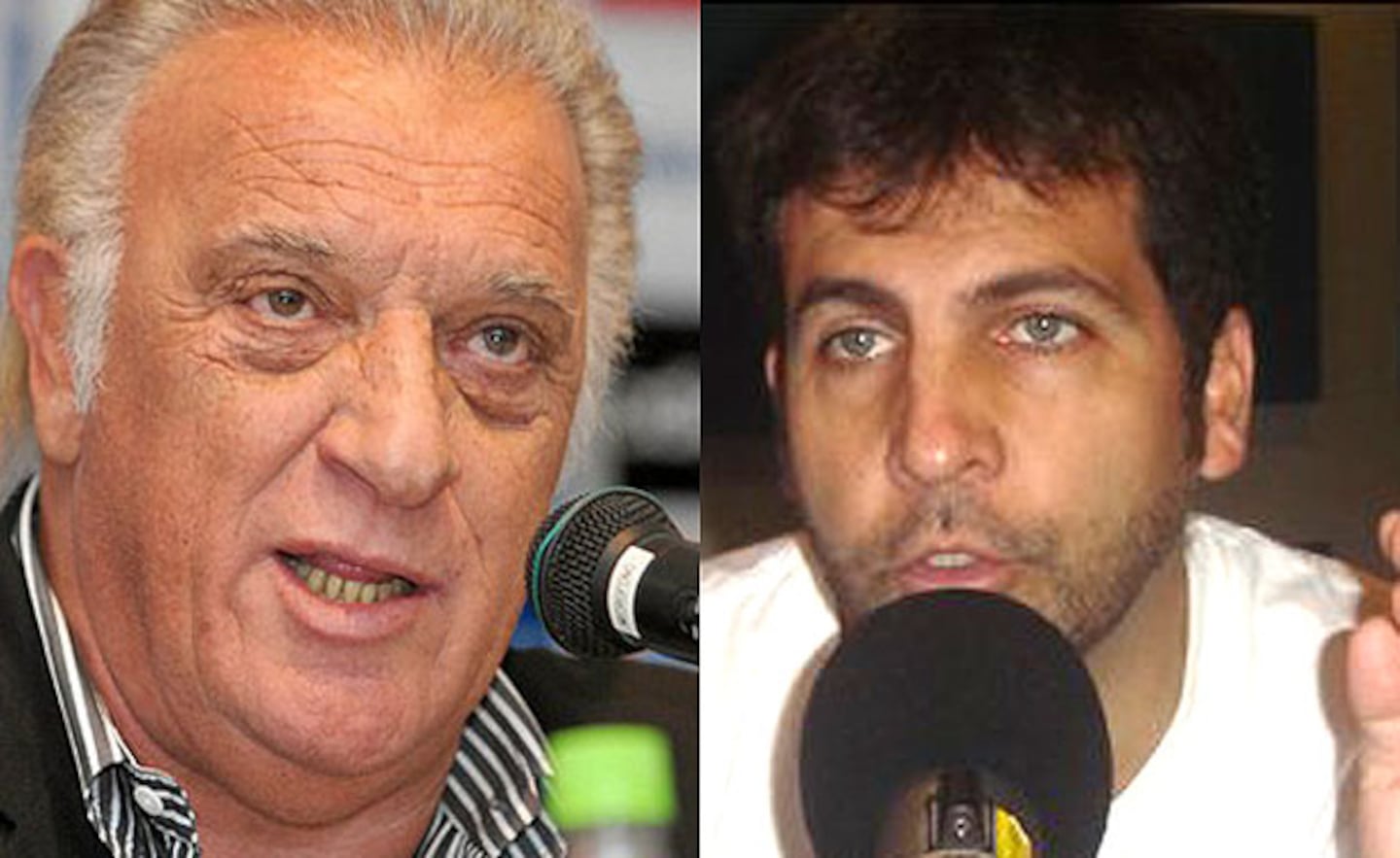 Coco Basile invitó a pelear al aire a Toti Pasman. (Fotos: Web)